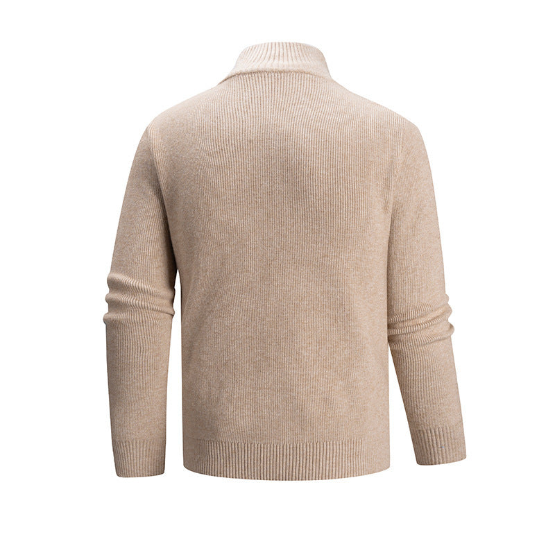 Men's sweater with high collar Skorter