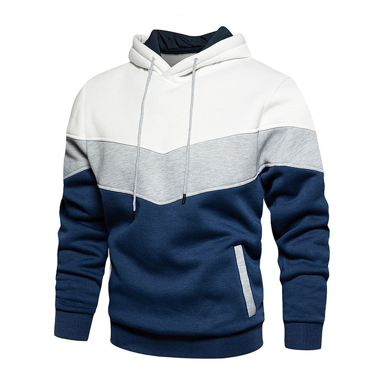 Men's sporty hoodie with modern color block design and breathable properties Skorter