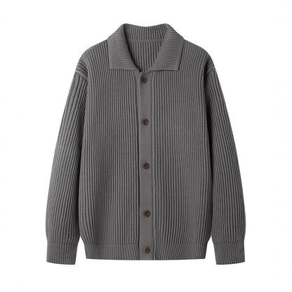 Herrkofta med sportig design och trendig sjalkrage Skorter