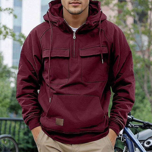 Men's stylish hooded jacket with practical pockets Skorter