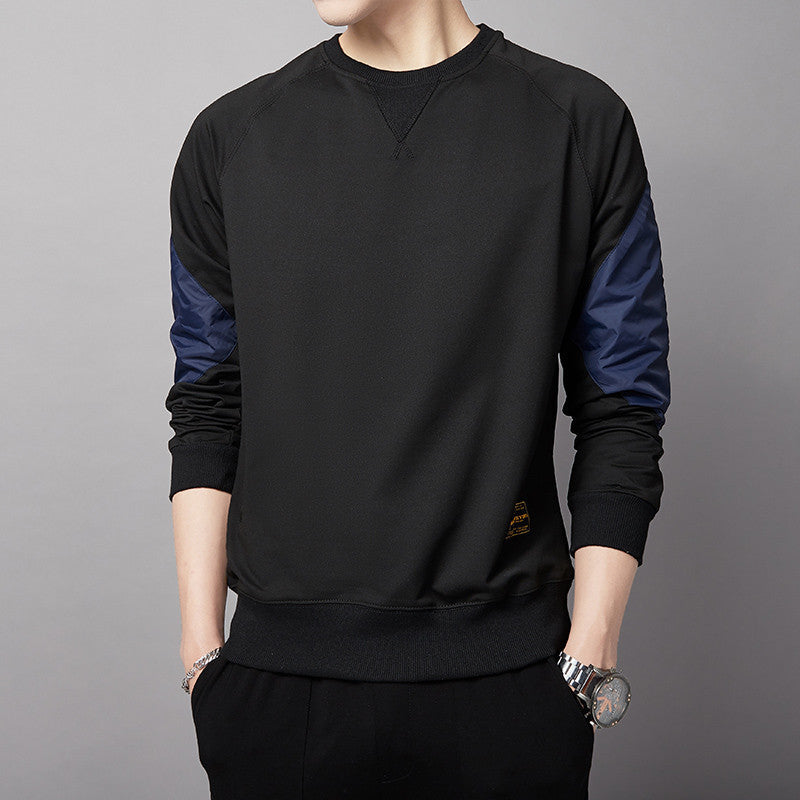 Men's sporty sweatshirt with contrasting sleeves Skorter