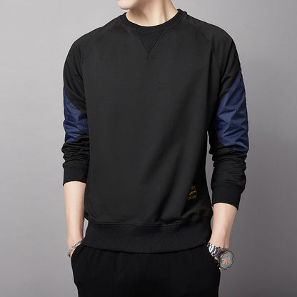 Men's sporty sweatshirt with contrasting sleeves Skorter