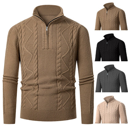 Men's sweater with high collar Skorter