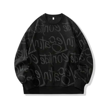 Men's sweatshirt with creative design and soft lining Skorter