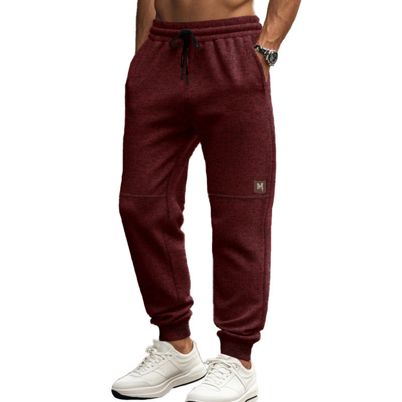 Men's modern jogging pants with elastic waistband and side pockets Skorter