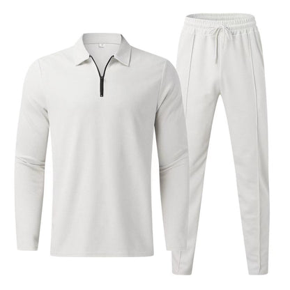 Men's sporty long-sleeve set with zipper and ergonomic cut Skorter