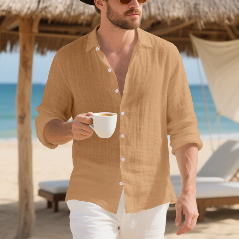 Men's Lightweight and Breathable Summer Shirt Skorter