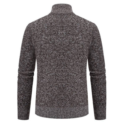 Men's cardigan with modern pattern and slim fit Skorter