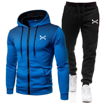 Men's sports suit with breathable hoodie and comfortable joggers Skorter