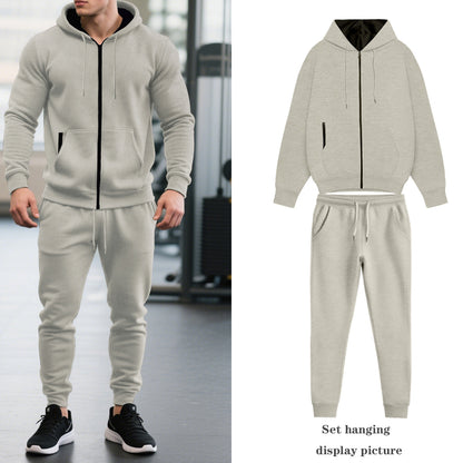 Men's tracksuit with hood and practical pockets Skorter
