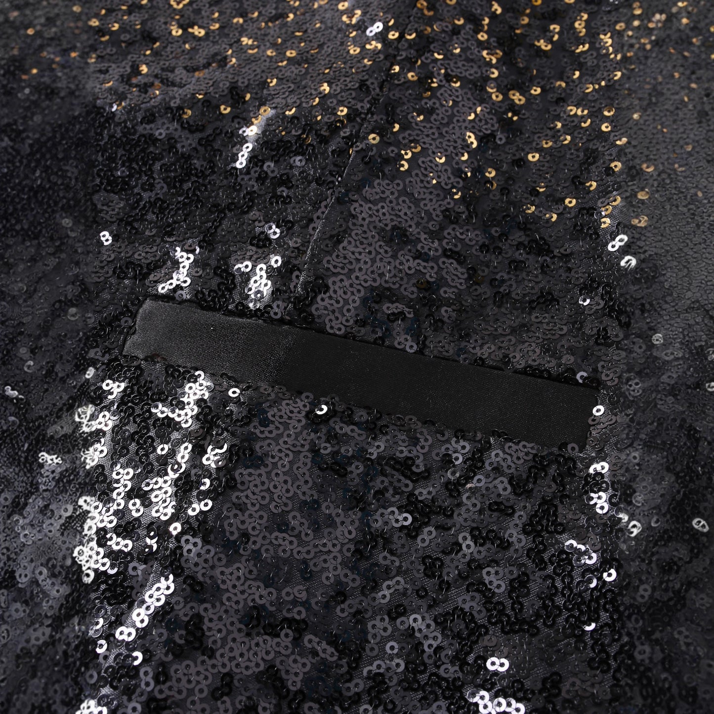 Men's Shimmering Sequin Vest Skorter