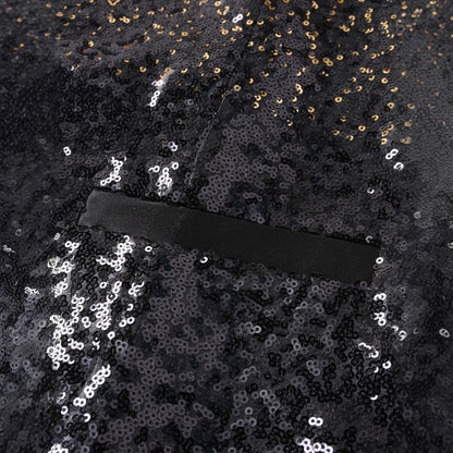 Men's Shimmering Sequin Vest Skorter