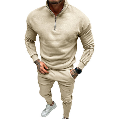 Men's sporty sweater with stand-up collar Skorter