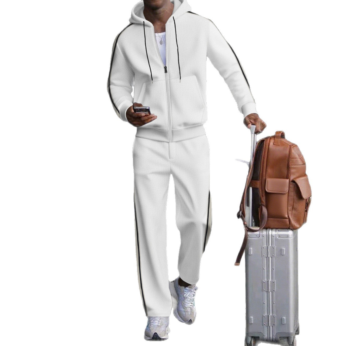 Men's sporty travel suit with functional pockets and breathable material Skorter