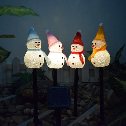 skorter | Super Cute Waterproof Solar-Powered Snowman Lamp