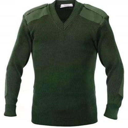 Men's textured knit top with shoulder details Skorter