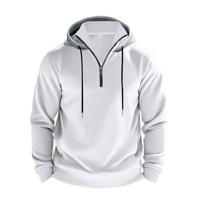 Men's sporty hoodie with half-zip and breathable material Skorter