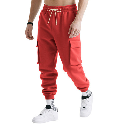 Men's cargo jogging pants with practical design and breathable material properties Skorter