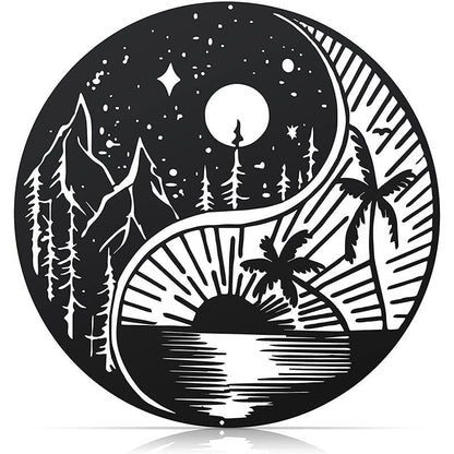 skorter | Black Metal Wall Art Home Decor