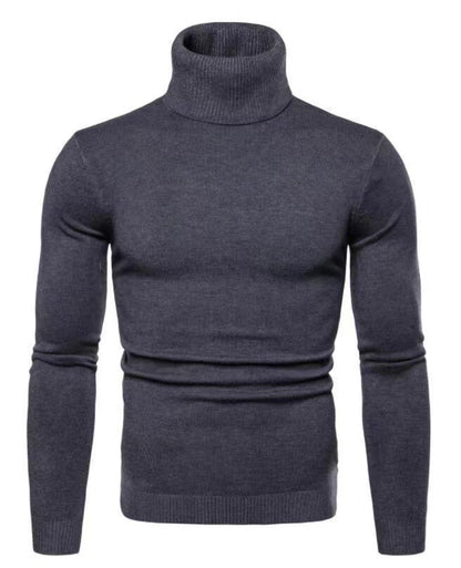 Men's turtleneck sweater made of high-quality cotton Skorter