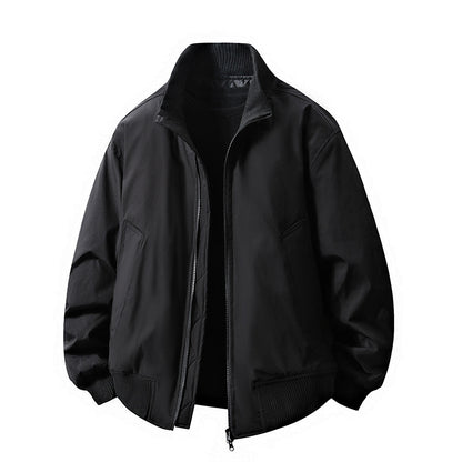 Men's transitional jacket with high collar and practical side pockets Skorter