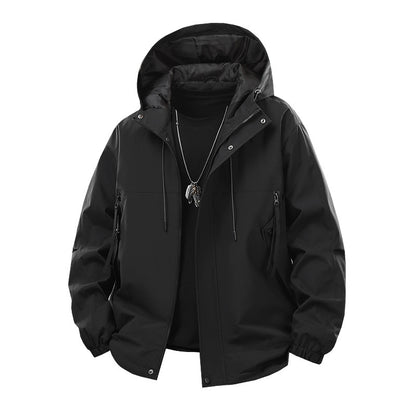 Men's technical outdoor jacket with breathable membrane and multifunctional pockets Skorter