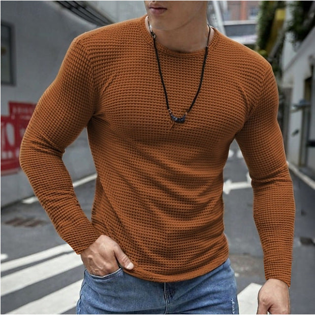 Men's versatile long-sleeve shirt in structured design Skorter