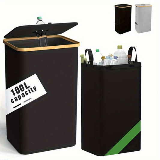 Skorter | 2in1 Foldable Storage Bag for Plastic Waste or Deposit Bottles