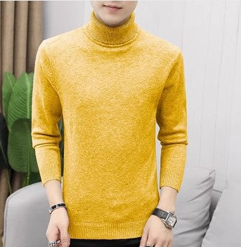 Men's elegant turtleneck sweater made of fine merino wool Skorter