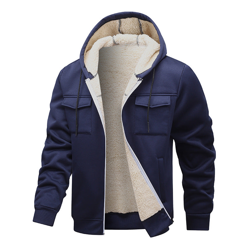 Men's Sweat Jacket with Soft Inner Lining Skorter