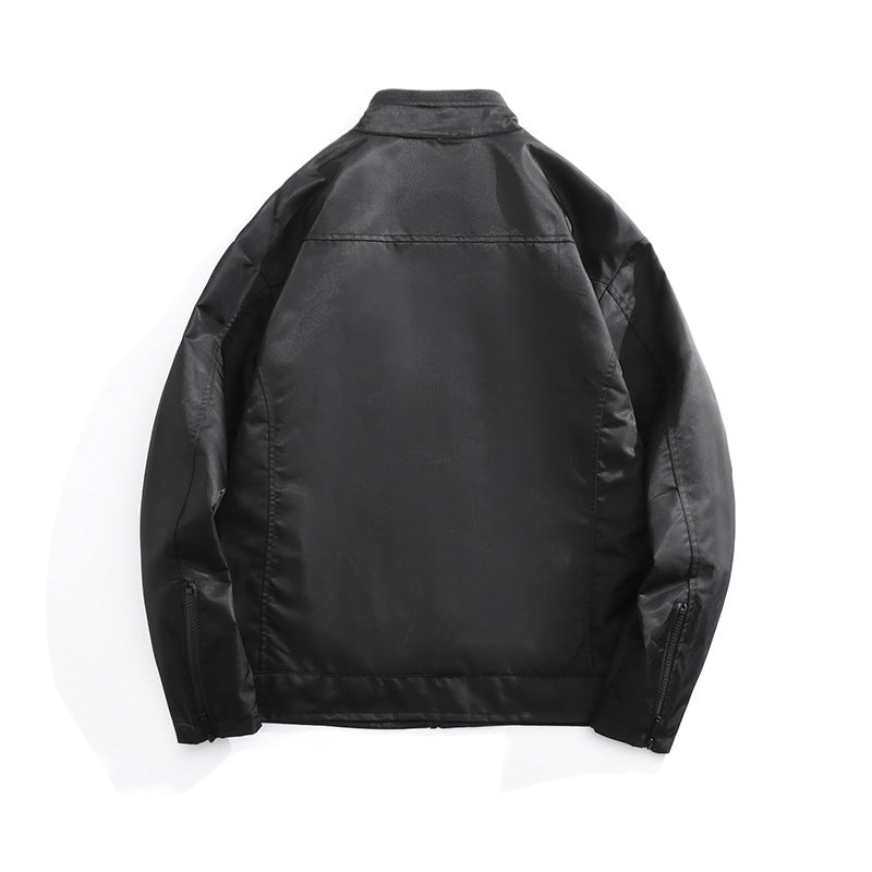 Herrbikerjacka med praktiska fickor och andningsbara egenskaper Skorter