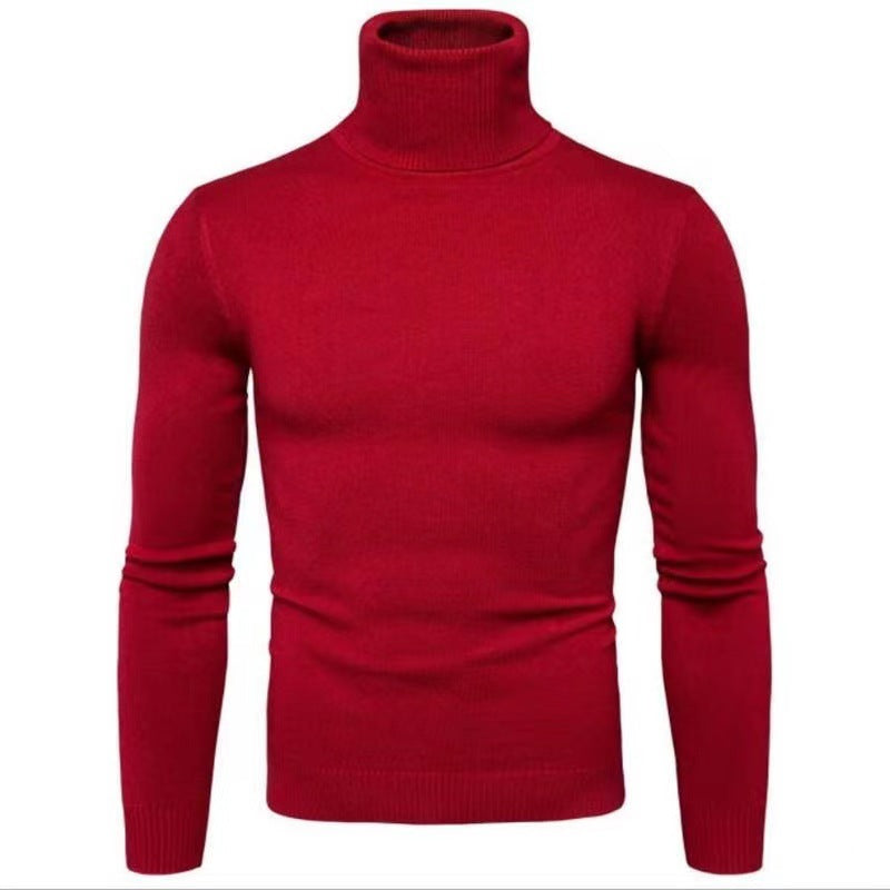 Men's turtleneck sweater made of high-quality cotton Skorter