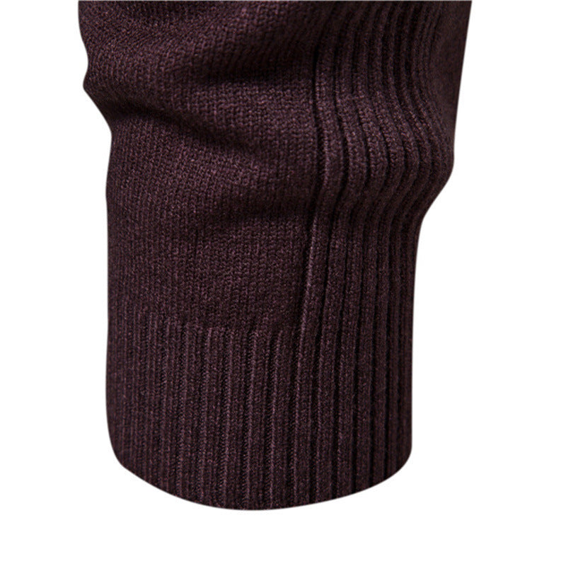 Men's stylish turtleneck sweater made of soft merino wool Skorter