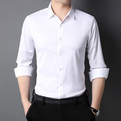 Men's elegant short sleeve shirt with fine shine Skorter