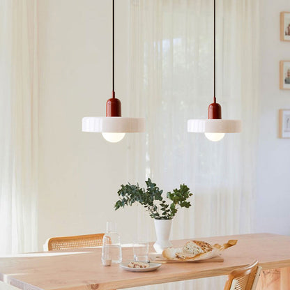 Skorter | Coloured Glass Pendant Light – Elegant Bauhaus-Style Hanging Lamp for Living Room & Dining Area