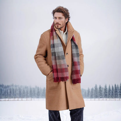 Men's wool coat with classic cut Skorter
