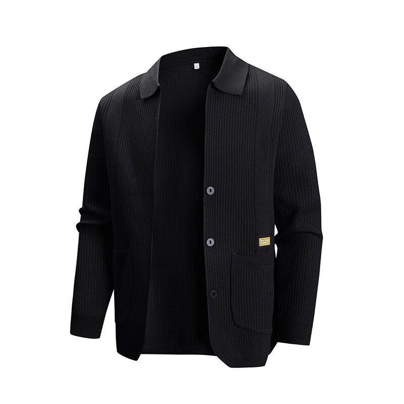 Herrkofta med modernt ribbmönster och praktiska fickor Skorter