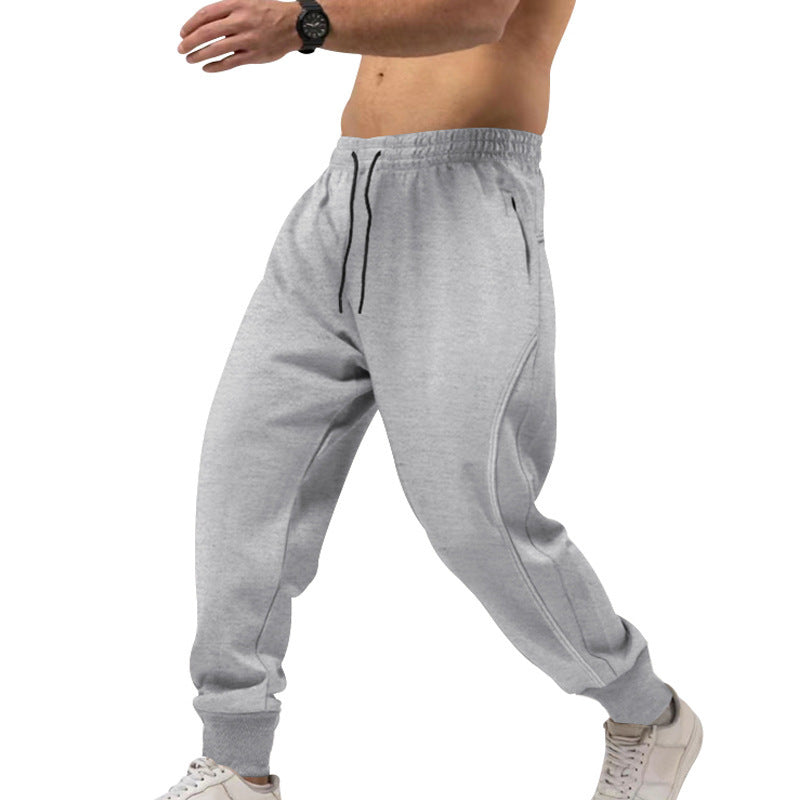 Men's sporty jogging pants with elastic waistband and pockets Skorter