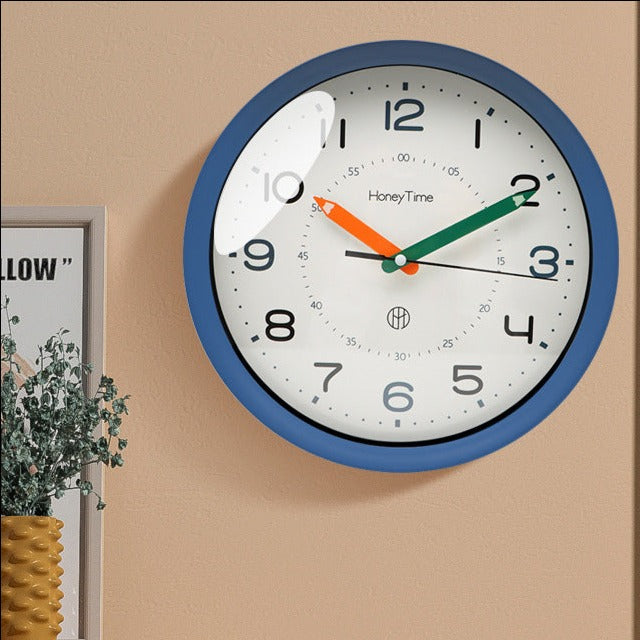 Skorter | Extremely Quiet Wall Clock for Children's Room