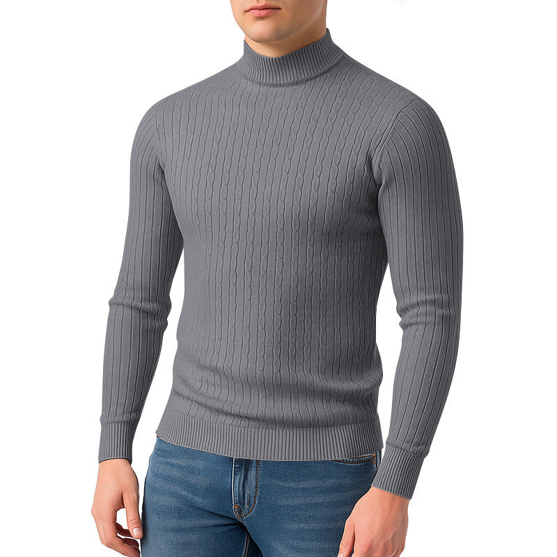 Men's turtleneck sweater made of high-quality knit Skorter