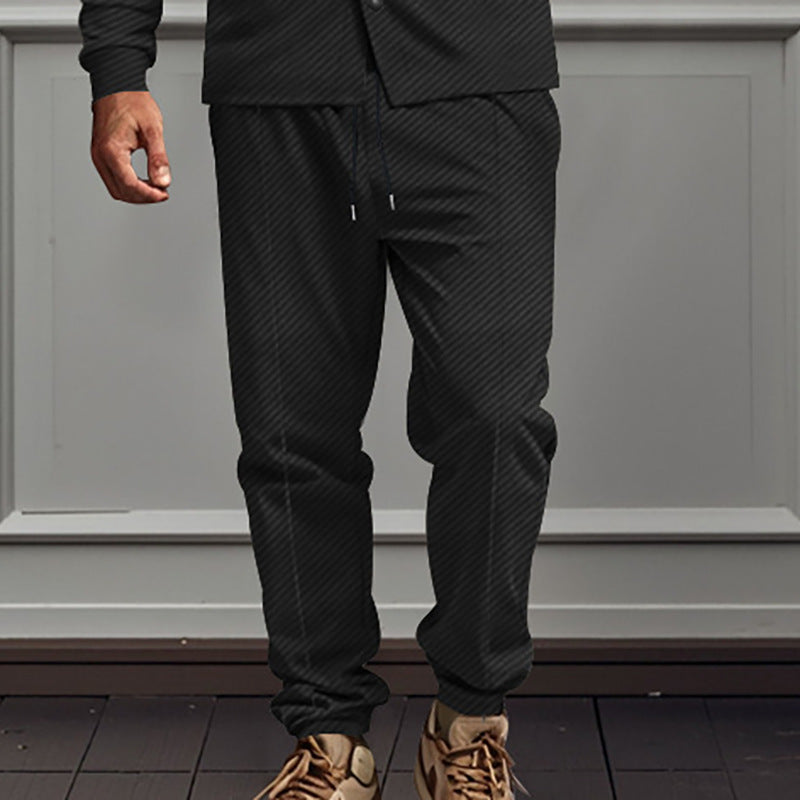 Märkesjoggingbyxor med elastisk midja och praktiska sidofickor Skorter