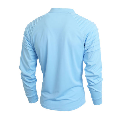 Men's sporty long-sleeve shirt with half-length zipper Skorter