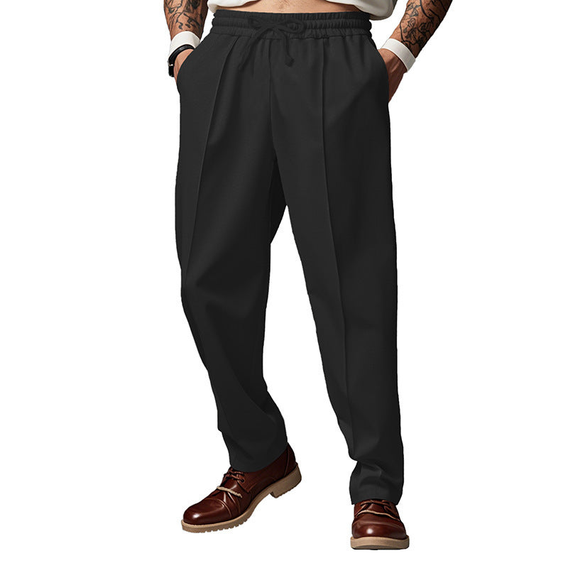 Men's Sporty Jogging Pants with Flexible Waistband and Side Pockets Skorter