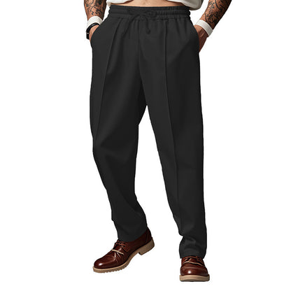 Men's Sporty Jogging Pants with Flexible Waistband and Side Pockets Skorter