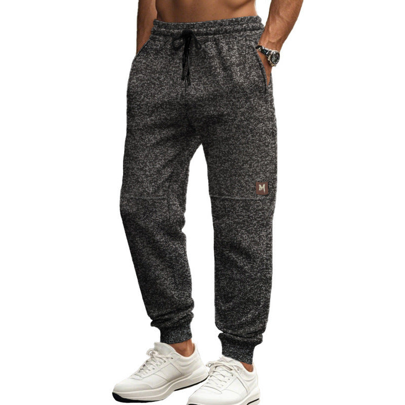 Men's modern jogging pants with elastic waistband and side pockets Skorter