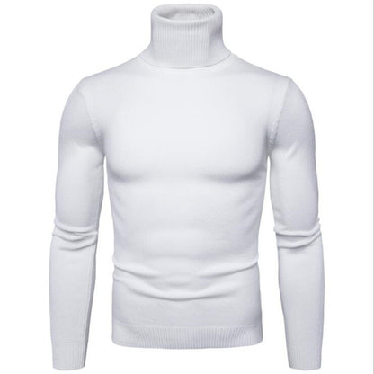 Men's elegant turtleneck sweater made of fine merino wool Skorter