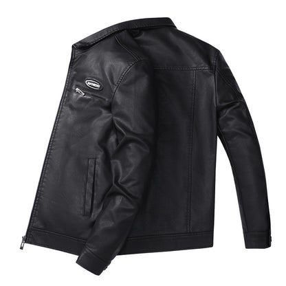 Men's Biker Jacket Made Of Faux Leather Skorter