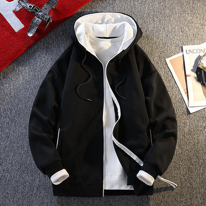 Men's stylish hoodie jacket with contrasting details Skorter