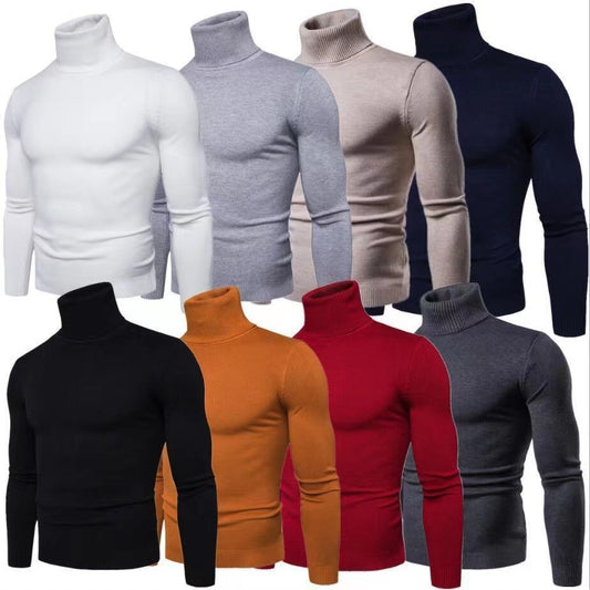 Men's turtleneck sweater made of high-quality cotton Skorter