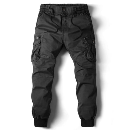 Men's Cargo Jogging Pants with Adjustable Waist and Practical Pockets Skorter